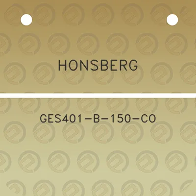 honsberg-ges401-b-150-co