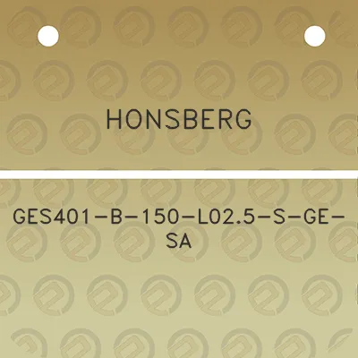 honsberg-ges401-b-150-l025-s-ge-sa