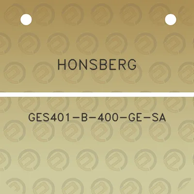 honsberg-ges401-b-400-ge-sa