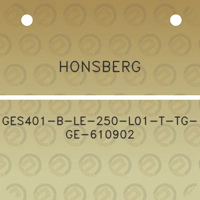 honsberg-ges401-b-le-250-l01-t-tg-ge-610902