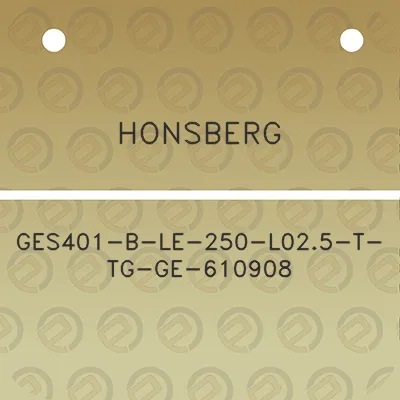 honsberg-ges401-b-le-250-l025-t-tg-ge-610908