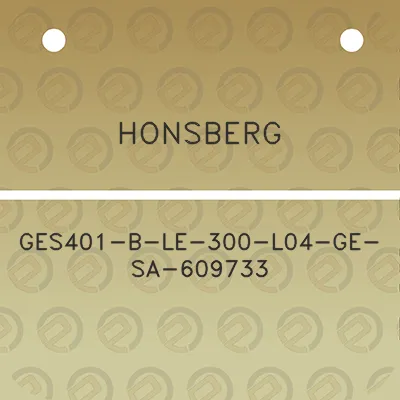 honsberg-ges401-b-le-300-l04-ge-sa-609733