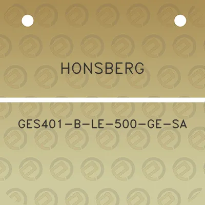 honsberg-ges401-b-le-500-ge-sa