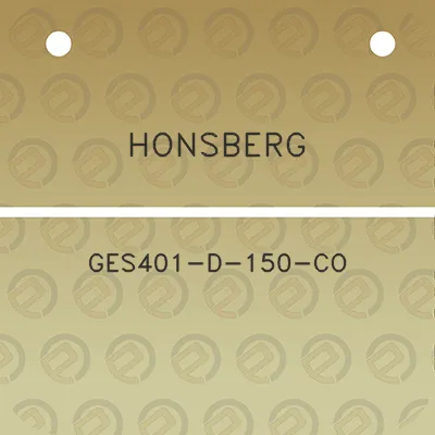 honsberg-ges401-d-150-co