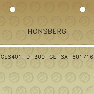 honsberg-ges401-d-300-ge-sa-601716