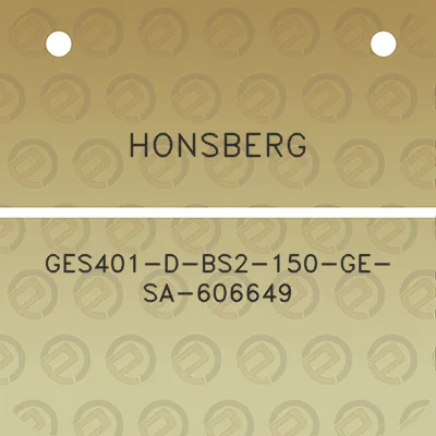 honsberg-ges401-d-bs2-150-ge-sa-606649