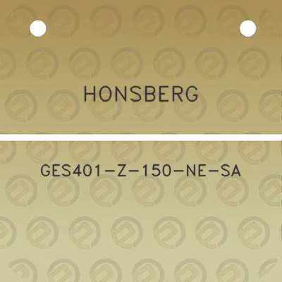 honsberg-ges401-z-150-ne-sa