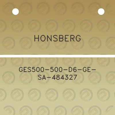 honsberg-ges500-500-d6-ge-sa-484327