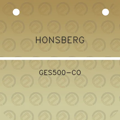 honsberg-ges500-co