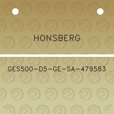 honsberg-ges500-d5-ge-sa-479583