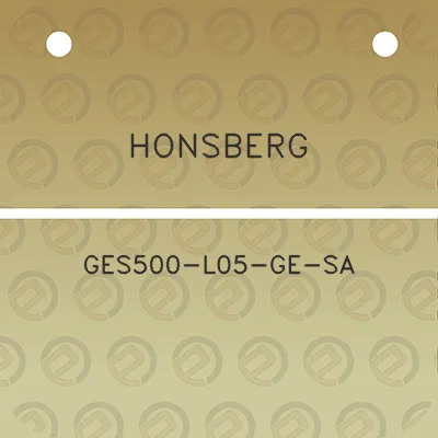 honsberg-ges500-l05-ge-sa