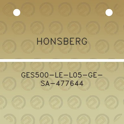 honsberg-ges500-le-l05-ge-sa-477644