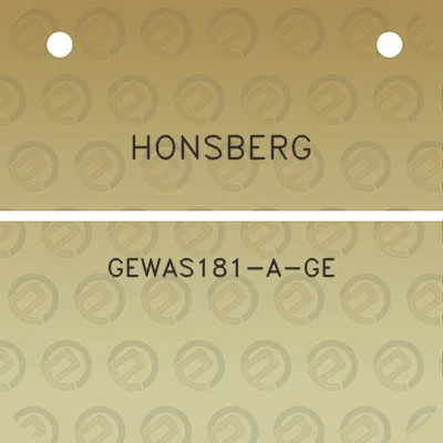 honsberg-gewas181-a-ge