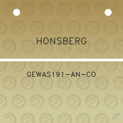 honsberg-gewas191-an-co