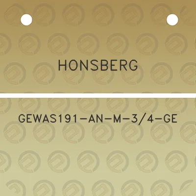 honsberg-gewas191-an-m-34-ge