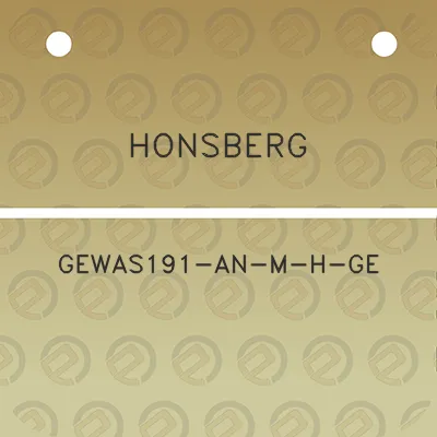 honsberg-gewas191-an-m-h-ge