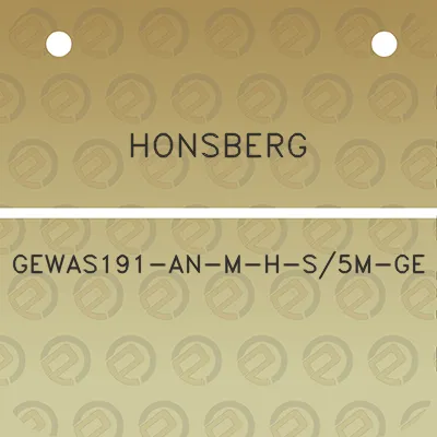 honsberg-gewas191-an-m-h-s5m-ge