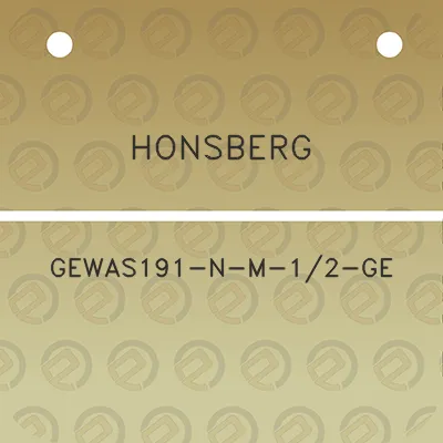 honsberg-gewas191-n-m-12-ge