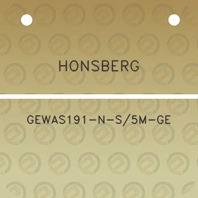 honsberg-gewas191-n-s5m-ge