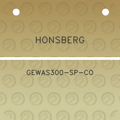 honsberg-gewas300-sp-co