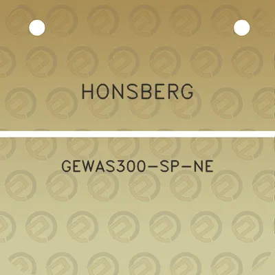 honsberg-gewas300-sp-ne