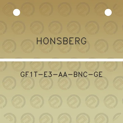 honsberg-gf1t-e3-aa-bnc-ge