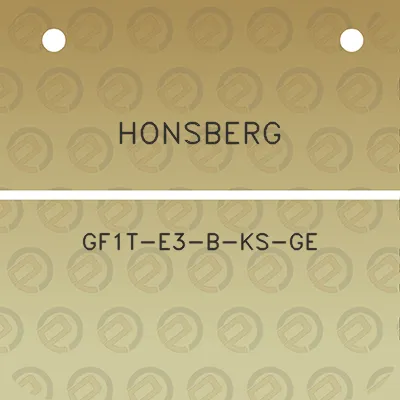 honsberg-gf1t-e3-b-ks-ge