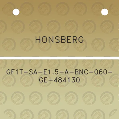 honsberg-gf1t-sa-e15-a-bnc-060-ge-484130