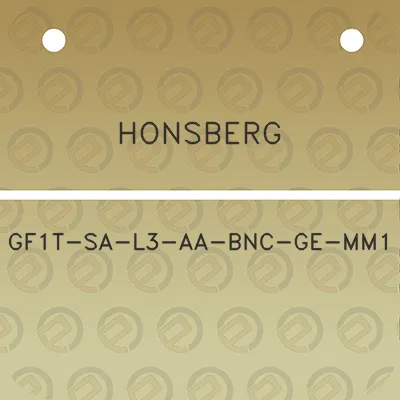 honsberg-gf1t-sa-l3-aa-bnc-ge-mm1