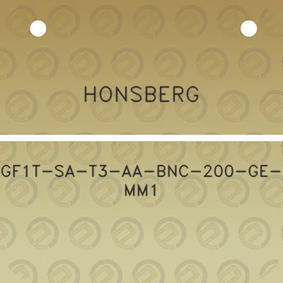 honsberg-gf1t-sa-t3-aa-bnc-200-ge-mm1