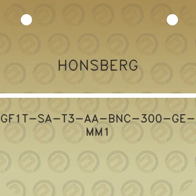 honsberg-gf1t-sa-t3-aa-bnc-300-ge-mm1