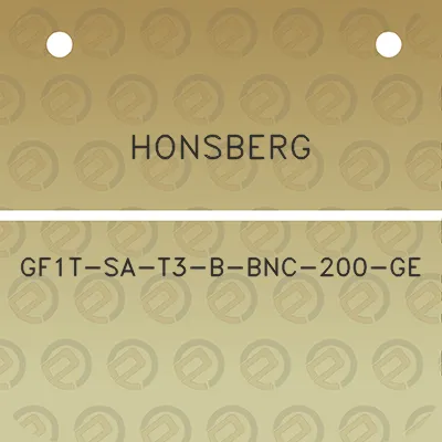 honsberg-gf1t-sa-t3-b-bnc-200-ge