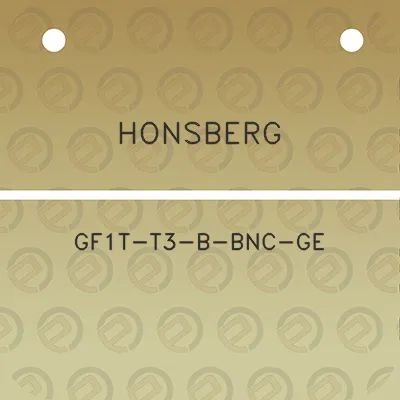 honsberg-gf1t-t3-b-bnc-ge