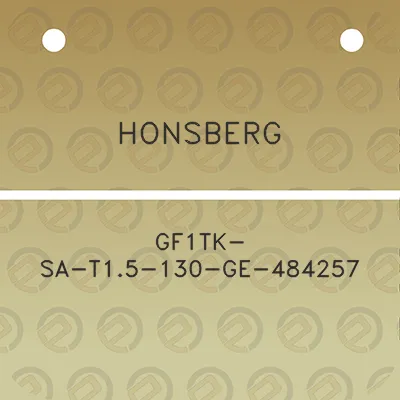 honsberg-gf1tk-sa-t15-130-ge-484257