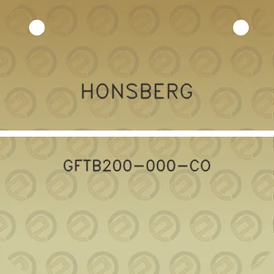 honsberg-gftb200-000-co