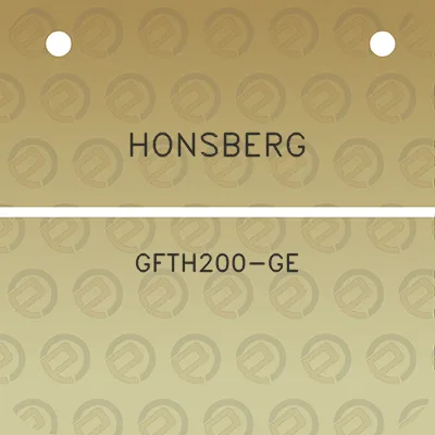 honsberg-gfth200-ge