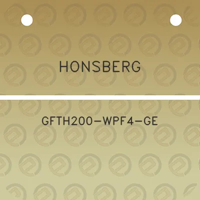 honsberg-gfth200-wpf4-ge