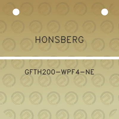 honsberg-gfth200-wpf4-ne