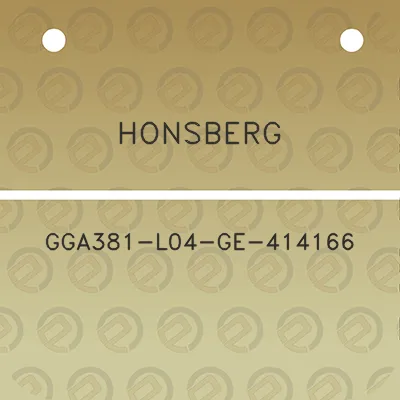 honsberg-gga381-l04-ge-414166