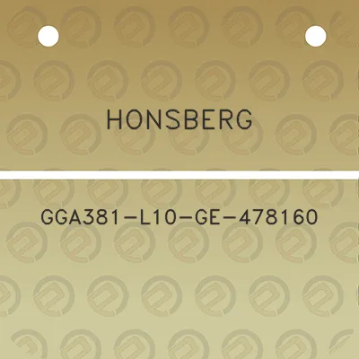 honsberg-gga381-l10-ge-478160