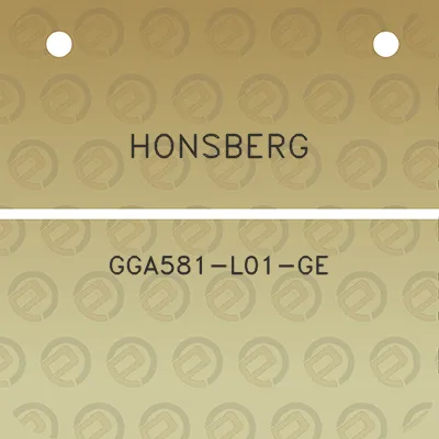 honsberg-gga581-l01-ge