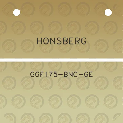 honsberg-ggf175-bnc-ge