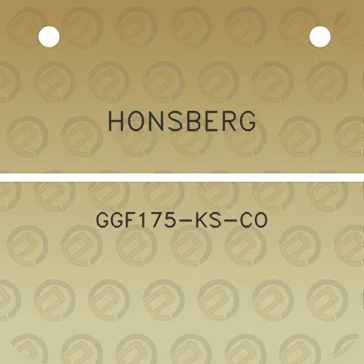 honsberg-ggf175-ks-co