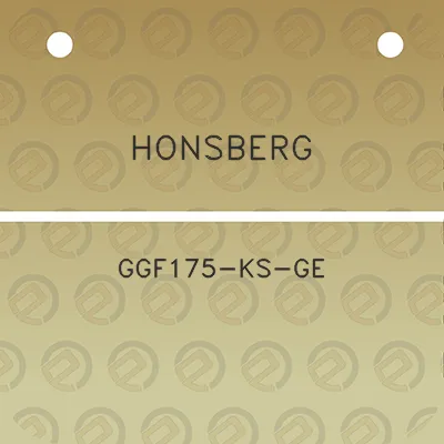 honsberg-ggf175-ks-ge