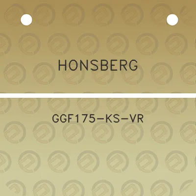 honsberg-ggf175-ks-vr