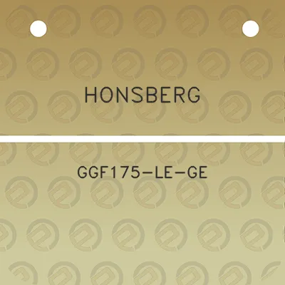 honsberg-ggf175-le-ge