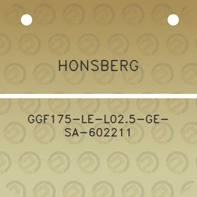 honsberg-ggf175-le-l025-ge-sa-602211