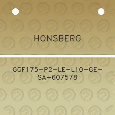 honsberg-ggf175-p2-le-l10-ge-sa-607578