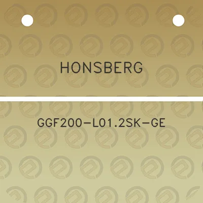 honsberg-ggf200-l012sk-ge