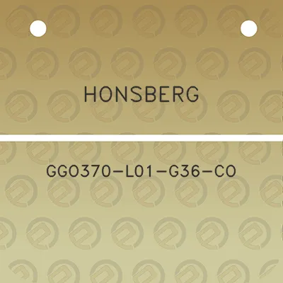 honsberg-ggo370-l01-g36-co